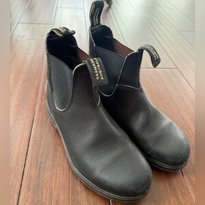 Bluestone au 5 black Leather Ankle Boots